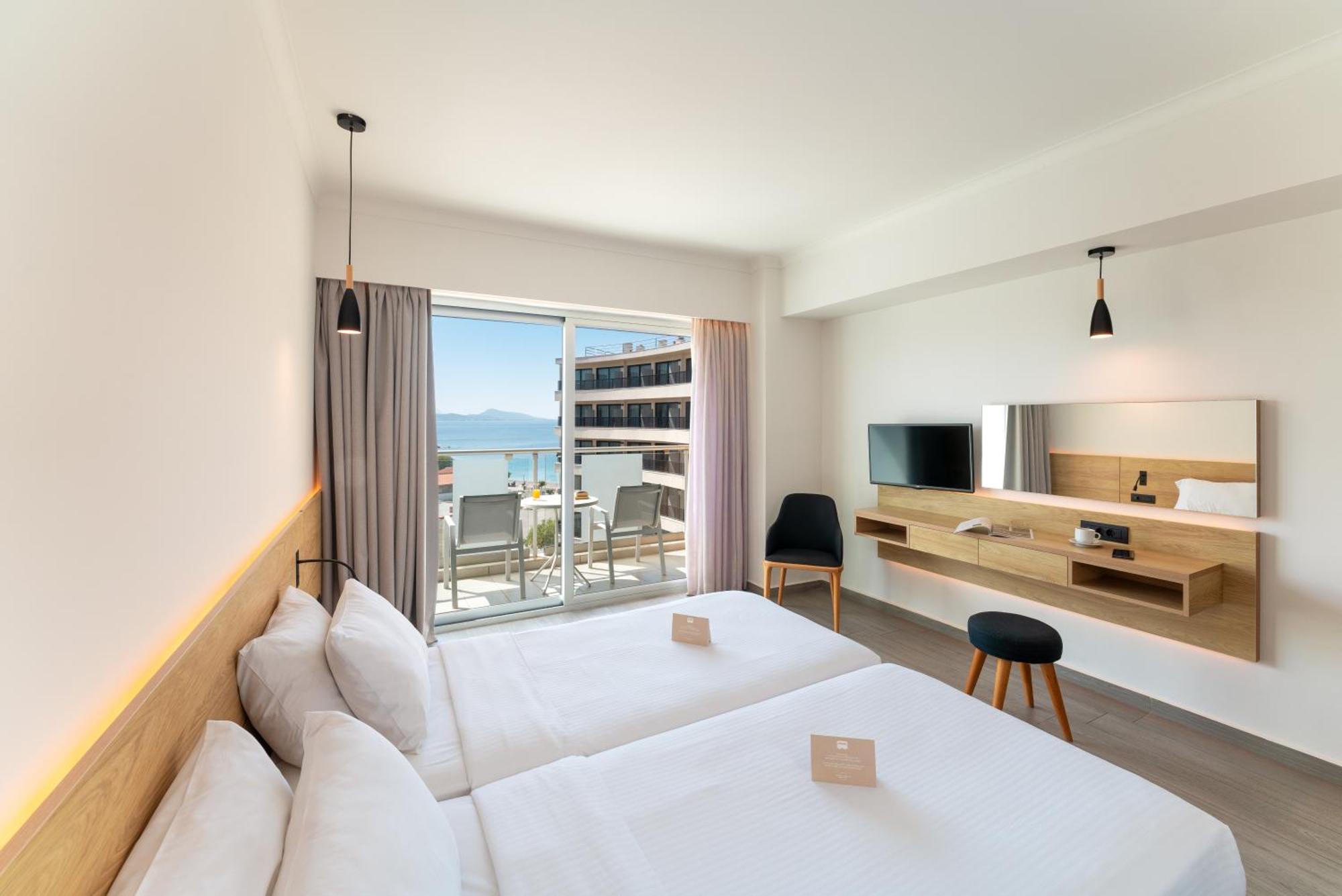 Aquarium View Hotel Rhodes City Exterior foto